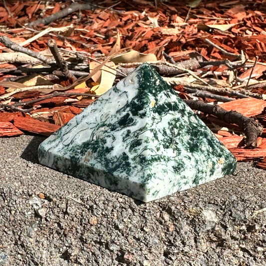 Tree Agate Pyramid Crystal