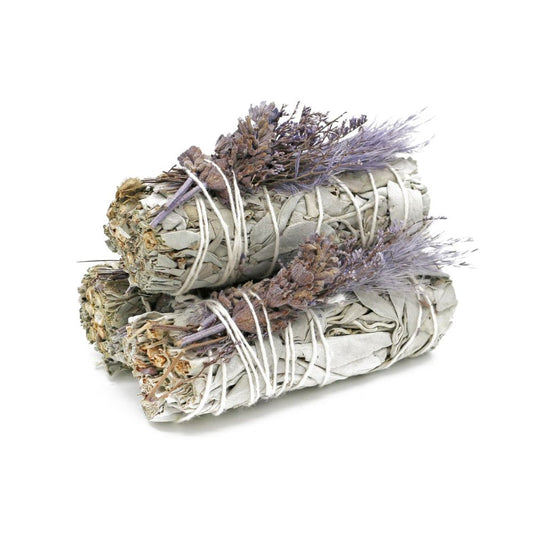 Sage Purple Bouquet Smudge Stick