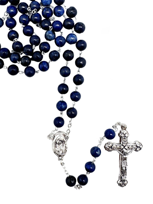 Rosary - Lapis Lazuli 6mm beads