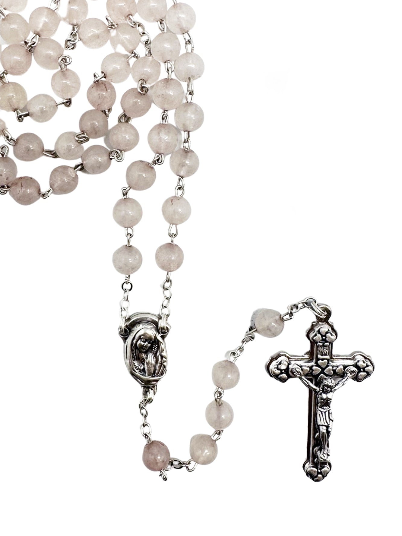 Rosary Beads - Rose Quartz