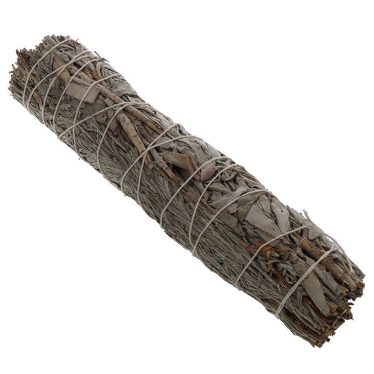 White Sage & Blue Sage  SMUDGE STICK 22.5cm