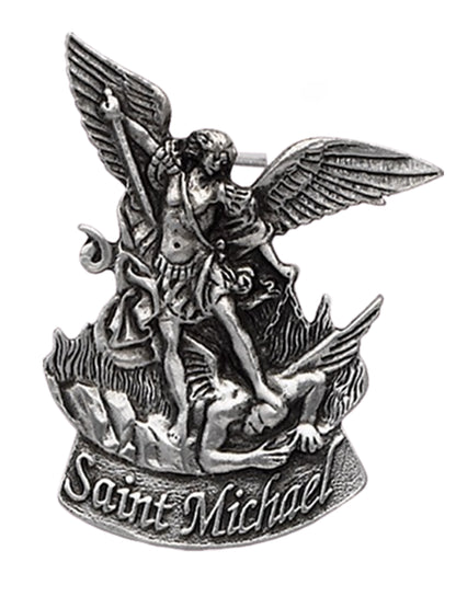 St. Michael Visor Clip – Spiritual Protection for Safe Travels