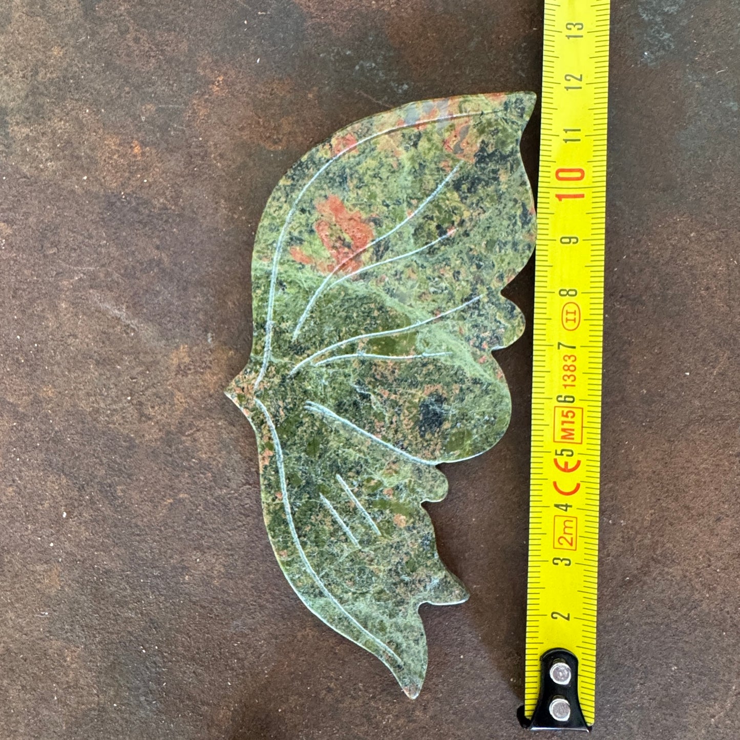 Small Unakite Crystal Wings – Emotional Healing, Balance & Spiritual Growth