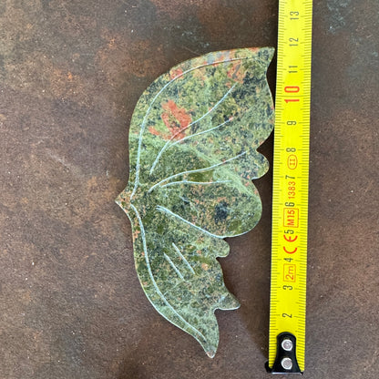 Small Unakite Crystal Wings – Emotional Healing, Balance & Spiritual Growth