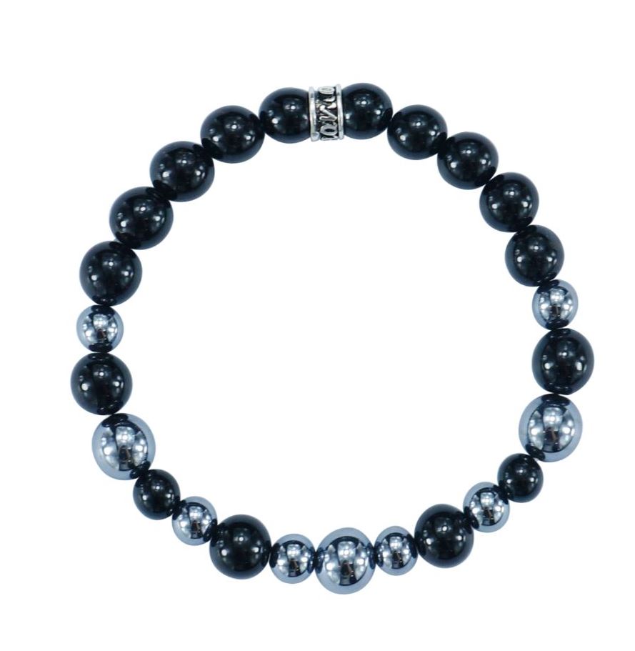 Terahertz & Hematite Bracelet