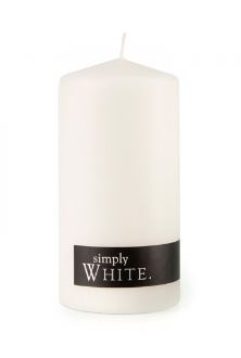 Simply White Pillar Candle