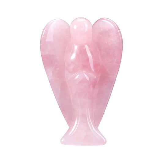 Rose Quartz Angel Crystal